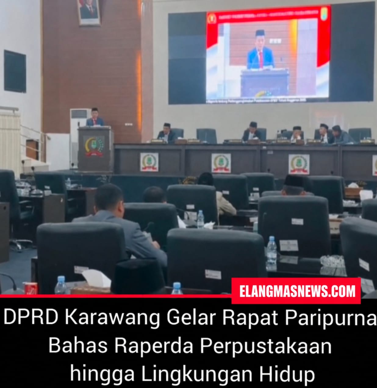 DPRD Karawang Gelar Rapat Paripurna, Bahas Raperda Perpustakaan hingga Lingkungan Hidup