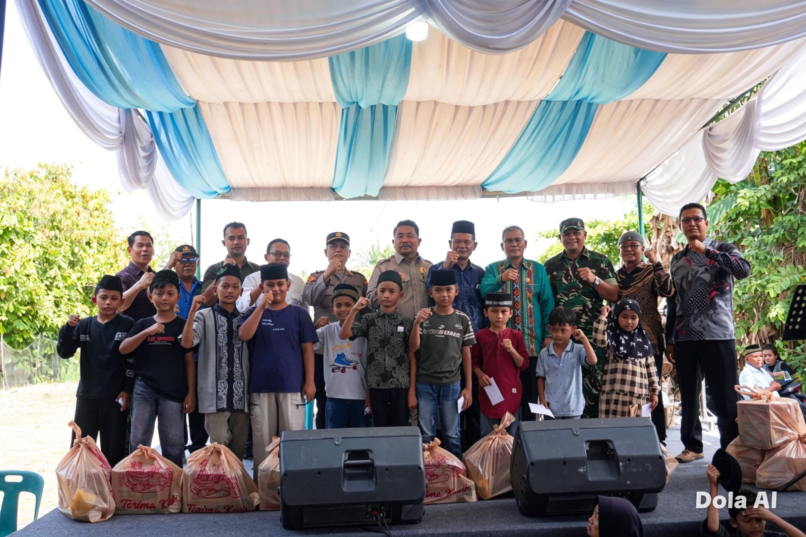 Galian C Bantaran Sungai Ular Ditutup, Bupati Deli Serdang dan Forkopimda Apresiasi PMPKKBSUSU dan Satgas Elang Biru DPP Garpu Nasdem Yang Gelar Syukuran Dan Santuni Anak Yatim