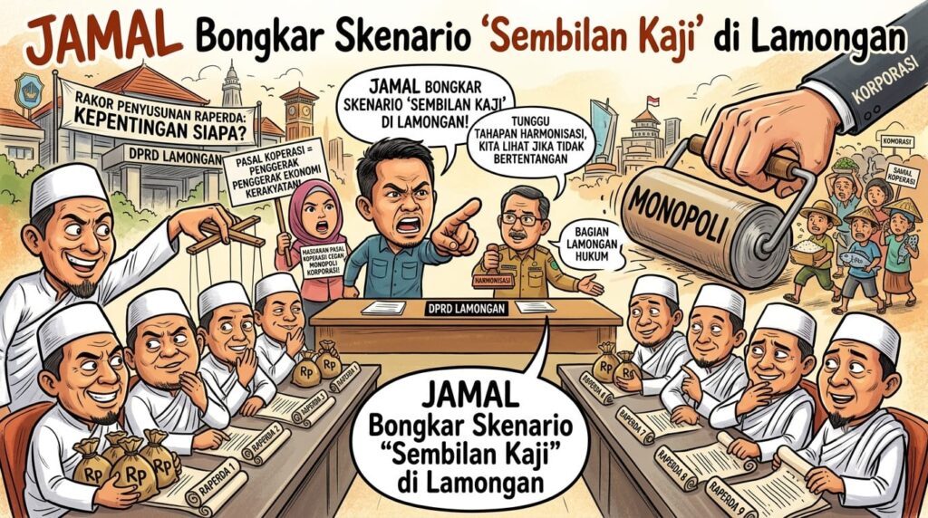 Jamal Bongkar Skenario”Sembilan Kaji” Di Lamongan