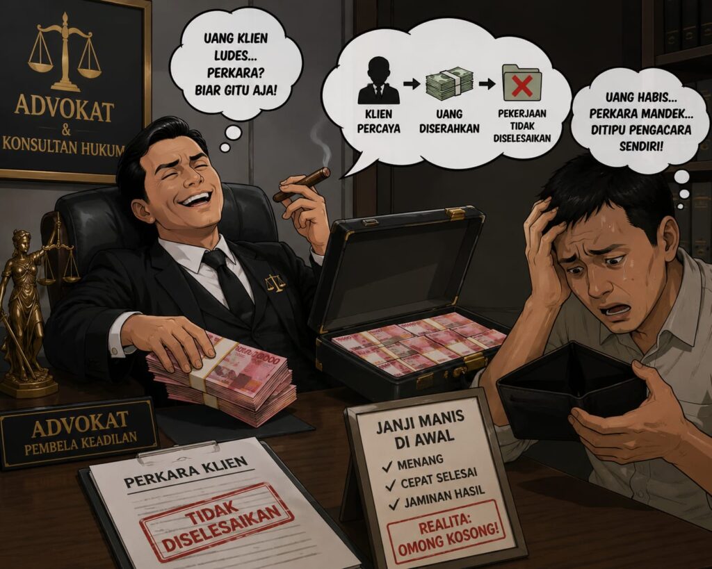 Oknum Advokat di Medan Coreng Profesi Mulia: Cari Untung Dua Kaki, Peras Klien dan Lawan!