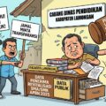Sembunyikan Data .Kacabdin Lamongan Terancam Pidana 1 Tahun Penjara