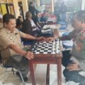 MERIAHKAN HUT POLRI KE-80, POLSEK BLANAKAN “GELAR CATUR CUP” 
