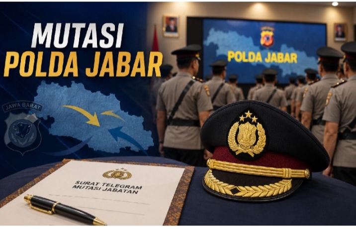Mutasi Di tubuh Polda Jawa Barat, Beberapa Kapolres Berganti Pimpinan