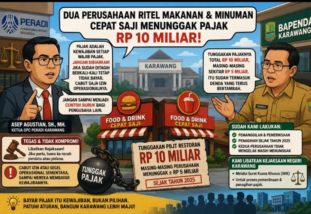 Askun: Jangan Dibiarkan! Dua Perusahaan Ritel Penunggak Pajak Rp10 Miliar Harus Ditindak Tegas