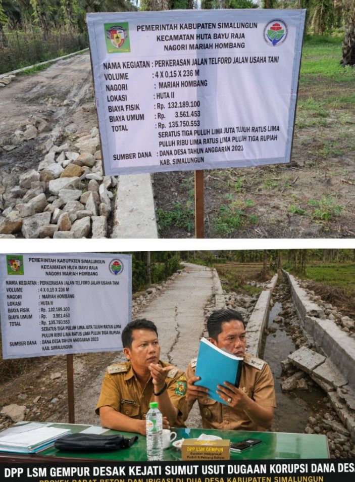 DPP LSM GEMPUR Desak Kejati Sumut Usut Dugaan Korupsi Dana Desa di Dua Desa Kabupaten Simalungun