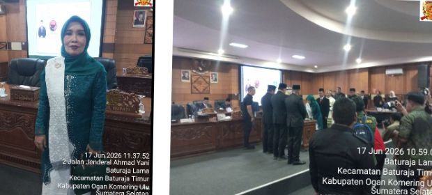 Siti Inshofiyah Resmi Dilantik sebagai Anggota DPRD OKU Melalui Mekanisme PAW, Siap Perjuangkan Pendidikan