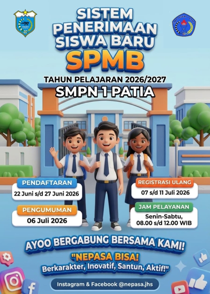 SMPN 1 Patia Buka SPMB Tahun Pelajaran 2026/2027, Kepala Sekolah Ajak Siswa Baru Bergabung