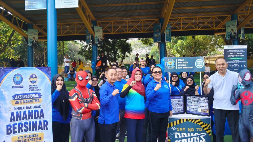 BNN Kota Tangerang Gelar Senam ANANDA BERSINAR, Kampanyekan Gaya Hidup Sehat Tanpa Narkoba