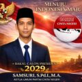 PEMIMPIN TERTINGGI PARTAI CINTA NEGERI, SAMSURI, S.Pd.I, M.A RESMI DI DEKLARASIKAN SEBAGAI CALON PRESIDEN RI 2029