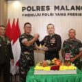 Dandim 0818 Malang _Batu Letkol Czi Bayu Nugroho Hadiri HUT Bhayangkara ke 80 Mapolres Kepanjen