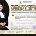 ADVOKAT RIKHA PERMATASARI APRESIASI SETNEG RI ATAS KETERBUKAAN MENERIMA ASPIRASI MASYARAKAT: KEADILAN HARUS MENJADI MILIK SETIAP WARGA NEGARA