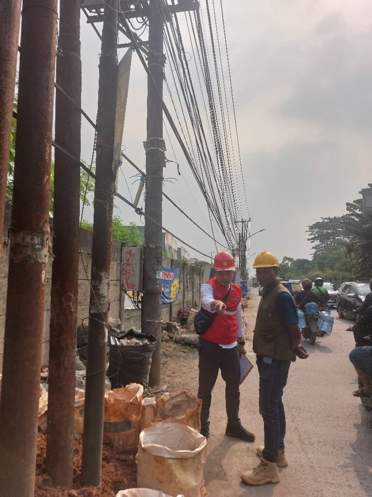 PLN UP3 Serpong Laksanakan Sidak Pengawasan K3 Pekerjaan Galian Kabel SKTM di Legok–Karawaci