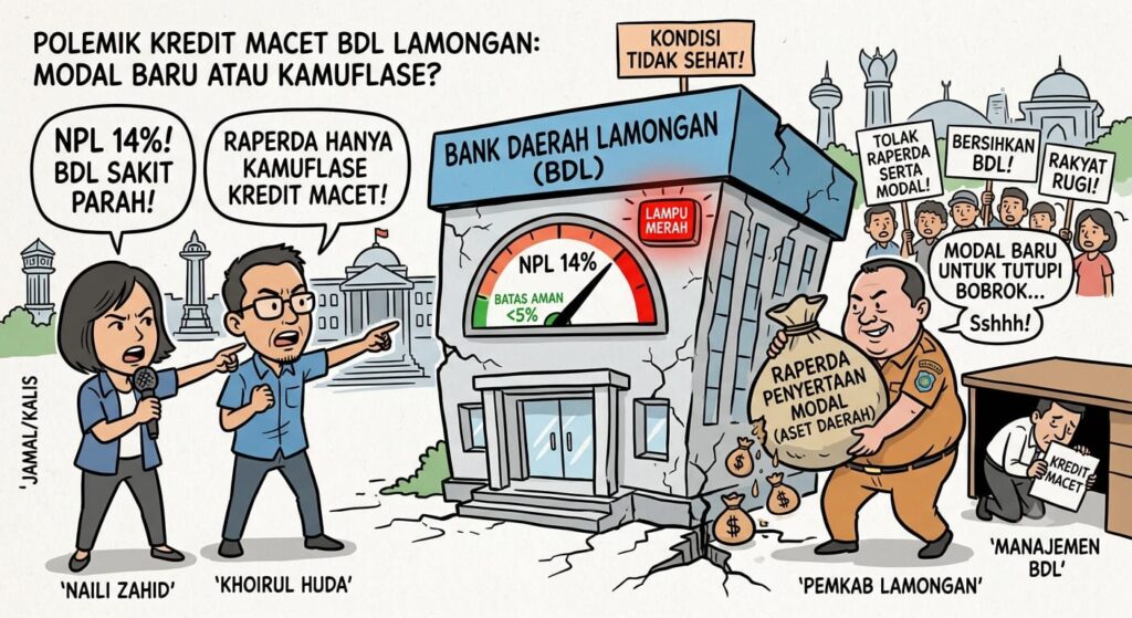 Bank Daerah Lamongan Dalam Situasi “LAMPU MERAH”