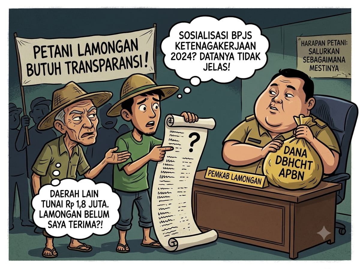 Gandeng Jamal ,Petani Tembakau Lamongan Perjuangankan Hak DBHCHT