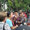 Pengguna Jalan Keluhkan Aksi Unras Ilegal Yang Dipimpin Istri DPO LS, Sebabkan Kemacetan Hampir 1 Km