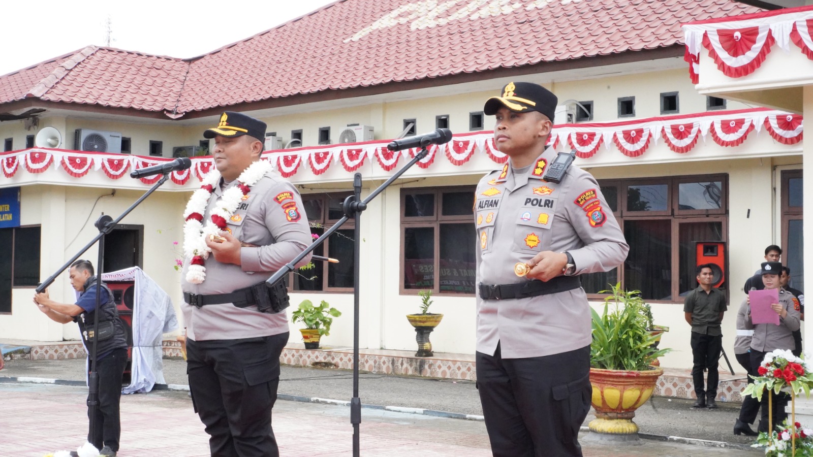 Acara Pisah Sambut Kapolres Nias Selatan Penuh Haru dan Bahagia