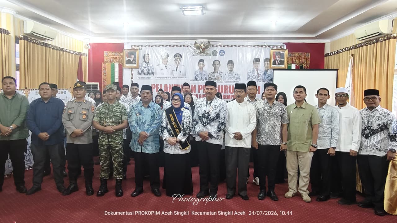 Profesor Dr KH Suran Nasomal Penjab Timpas Sambut Hangat PGRI Aceh Singkil Memulai Babak Baru, Bupati Ajak Perkuat Kolaborasi Membangun Pendidikan Berkualitas