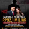 Sorotan Kekayaan Rp92,1 Miliar Wakil Ketua DPRD Sulsel Yasir Machmud: Dari Isu Anggaran DPRD hingga Dugaan Persaingan Usaha Program Makan Bergizi Gratis