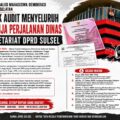 Aliansi Koalisi Mahasiswa Demokrasi Sulawesi Selatan Desak Audit Menyeluruh Belanja Perjalanan Dinas Sekretariat DPRD Sulsel