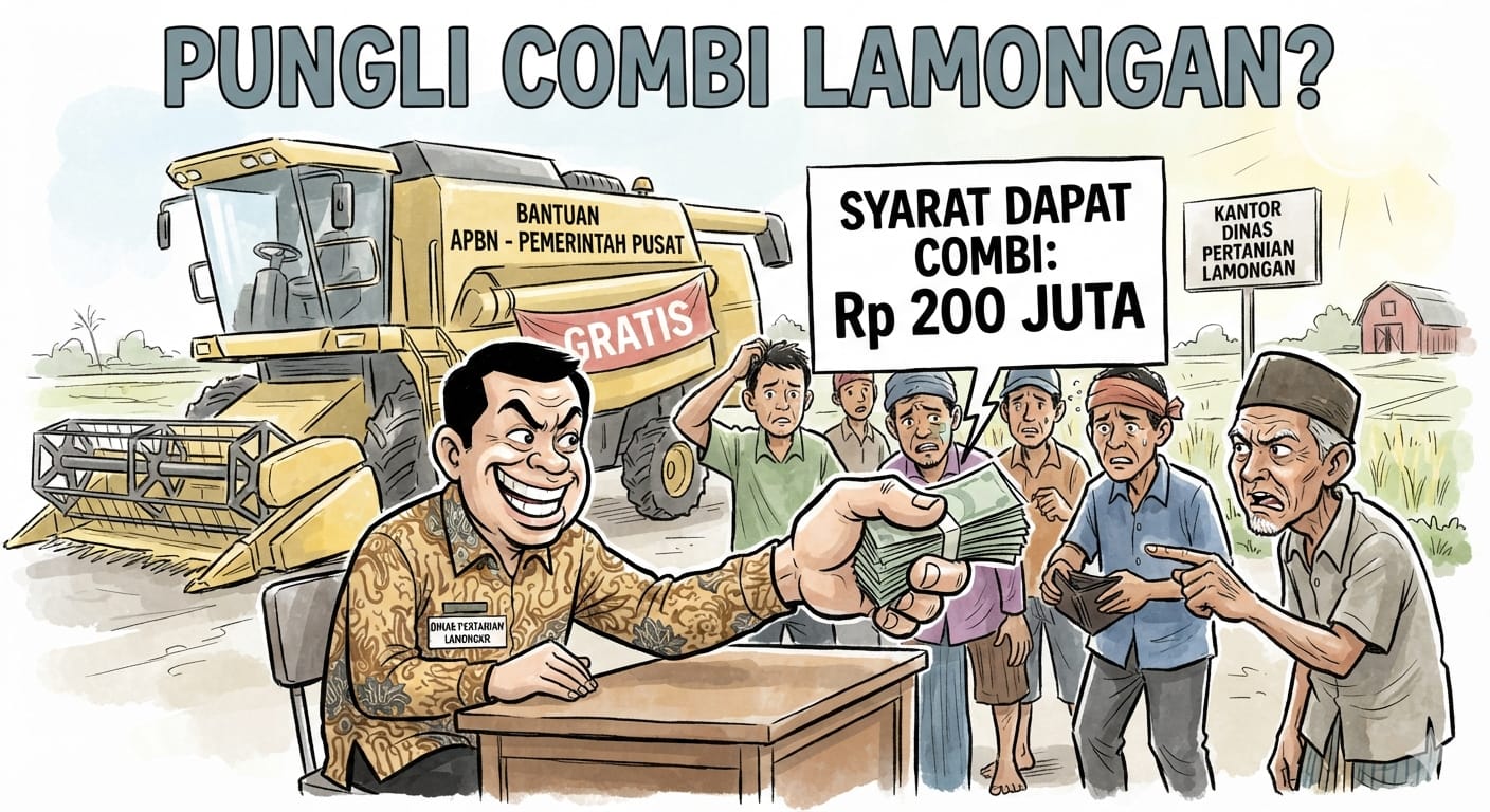 Ratusan Juta Rupiah Untuk Mendapatkan Combi Dari Dinas Pertanian Lamongan