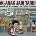 Anak-Anak Jadi Taruhan, Dapur Makan Gratis di Lamongan Lalai Periksa Kesehatan Petugas