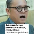 DEWAN PAKAR DPP LSM ELANG MAS Prof DR Sutan Nasomal Meminta Ketua Umum PDI Perjuangan Agar Memberikan Klarifikasi Ucapan Anggotanya “Menghina Wartawan Gerombolan Sirkus”