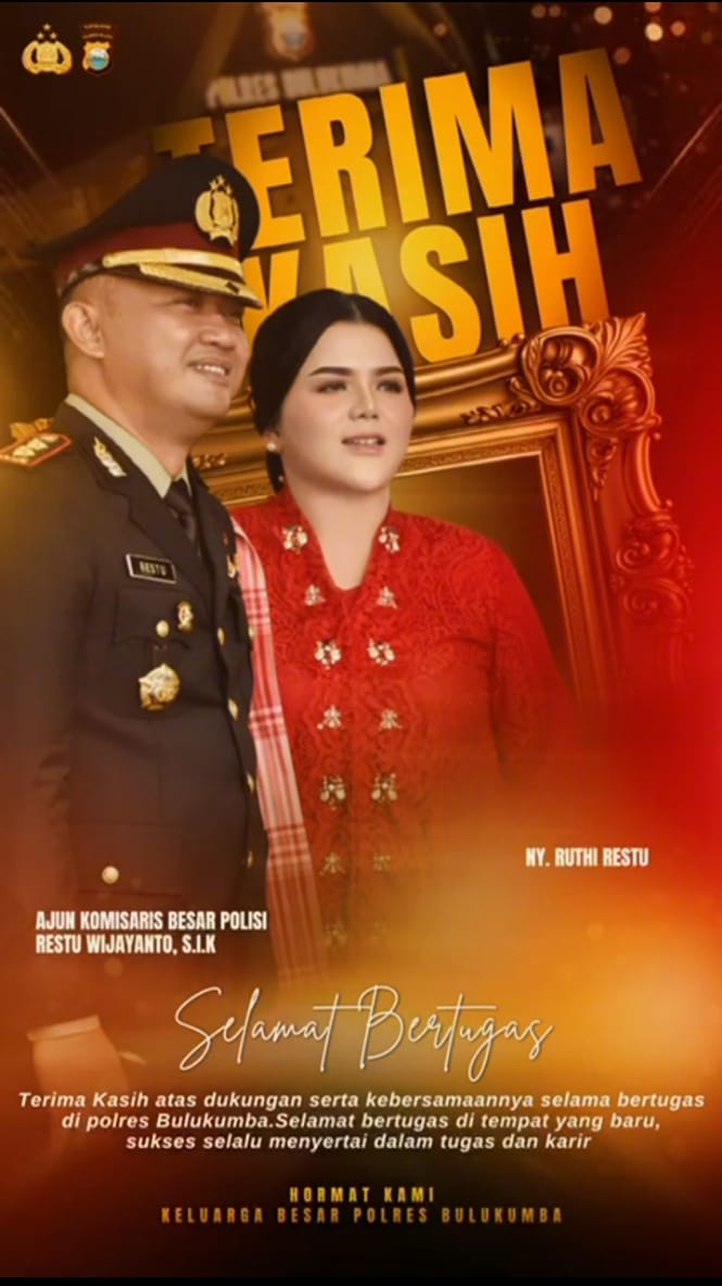 Air Mata Perpisahan untuk AKBP Restu Wijayanto, Sosok Kapolres yang Akan Selalu Dirindukan Bulukumba