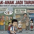 Anak-Anak Jadi Taruhan, Dapur Makan Gratis di Lamongan Lalai Periksa Kesehatan Petugas