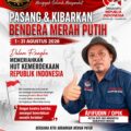 DPD IWO-I Kabupaten Bekasi, Serukan Masyarakat Pasang dan Kibarkan Bendera Merah Putih Sepanjang Bulan Agustus 2026