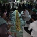 Pembangunan jalan Rampung, Warga Dusun Kertajaya Desa Jayamukti gelar acara Syukuran makan Bersama