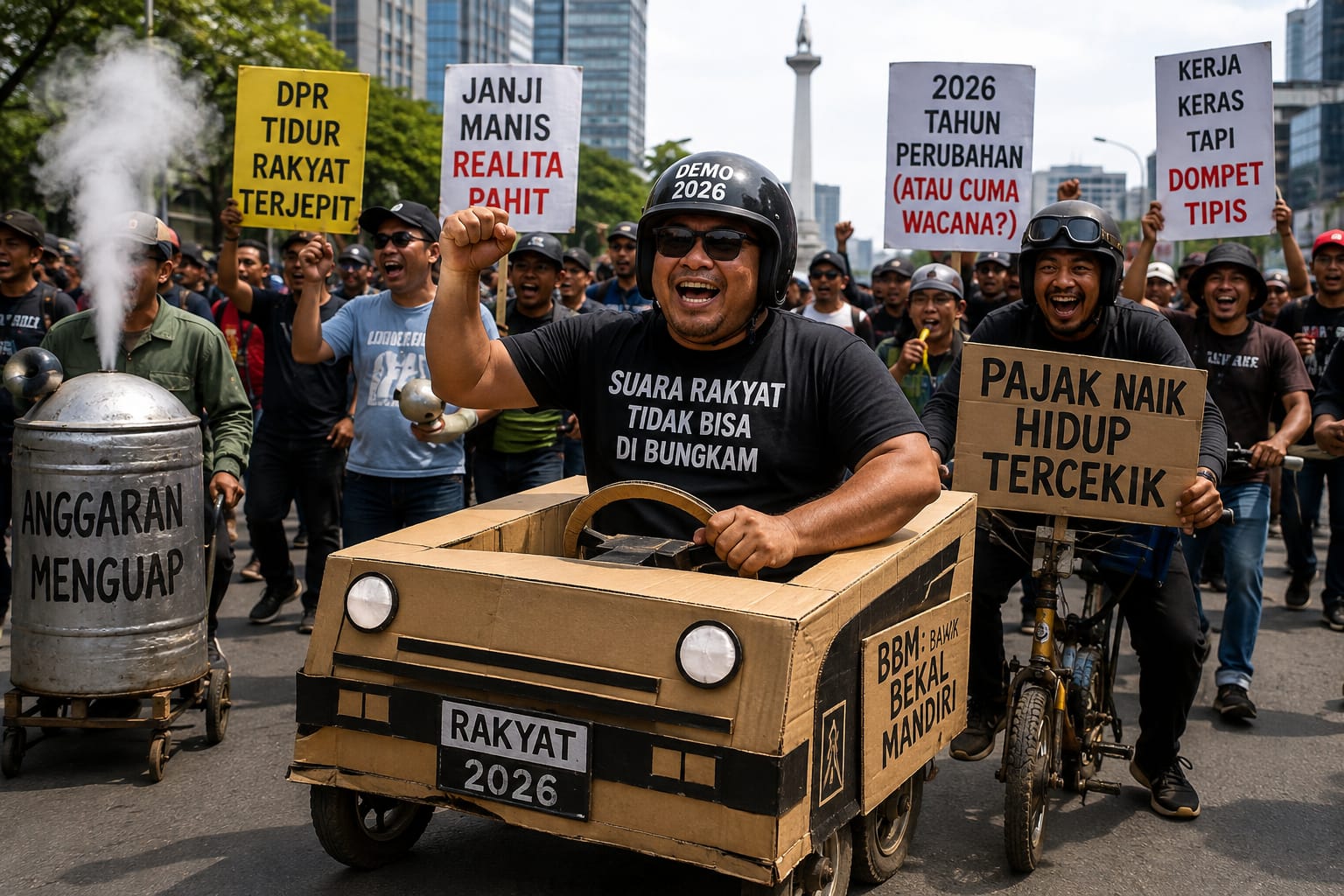 DEWAN PAKAKR DPP LSM ELANG MAS Prof DR Sutan Nasomal : Tidak Perlu Takut Dengan Aksi Demo Besar. Di Sinilah Ruang Kebaikan Komunikasi Rakyat & Pemerintah Semakin Sehat Terbentuk