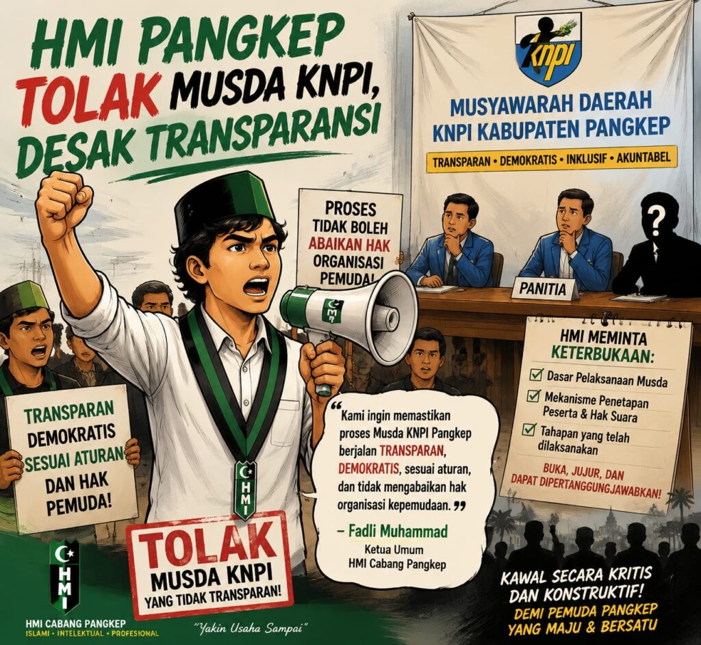 HMI Pangkep Tegas Tolak Wacana Musda KNPI, Fadly Soroti Minimnya Pelibatan OKP Cipayung