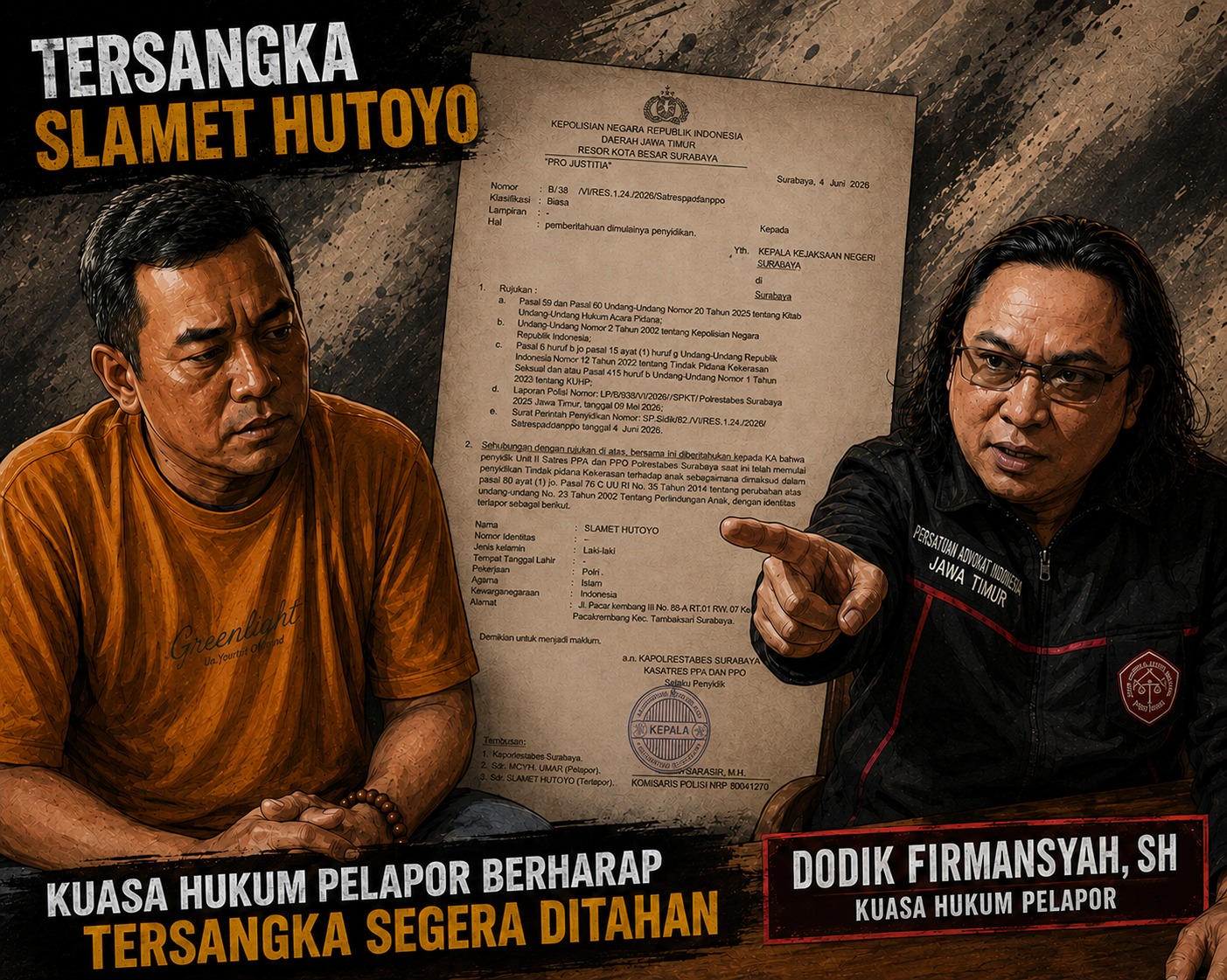 Keluarga Korban Mengaku Di Intimidasi, Kuasa Hukum Desak Penahanan Oknum Polisi