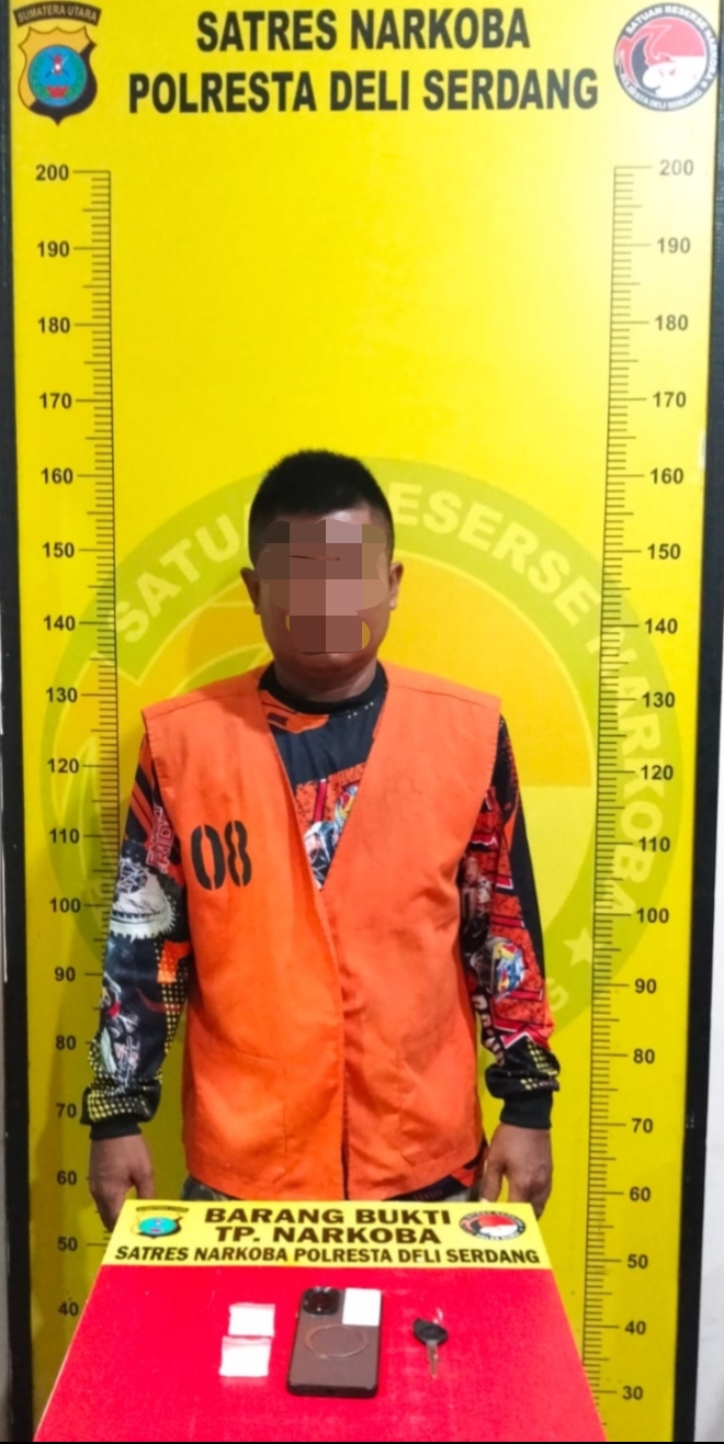 Sabu Seberat 9,36 Gram Bersama Pemiliknya Diamankan Satresnarkoba Polresta Deli Serdang