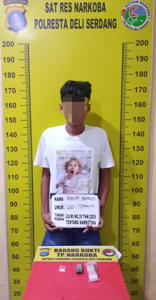Pemasok dan Pengedar Sabu di Pagar Merbau Dibongkar, Dua Tersangka Digelandang ke Polresta Deli Serdang