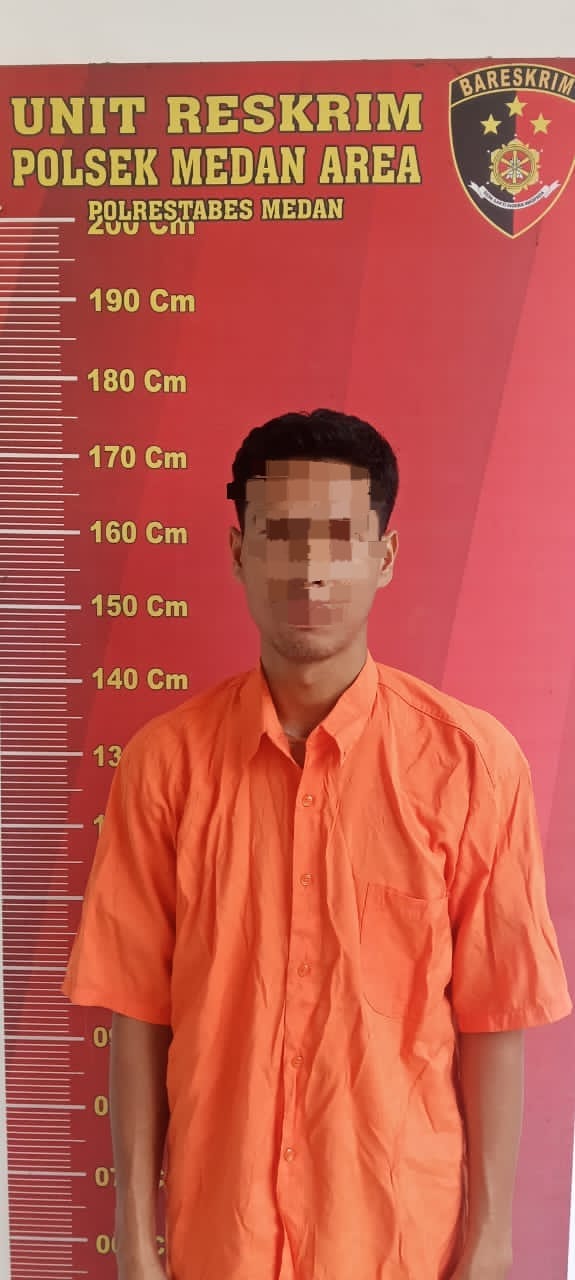 Diduga Aniaya Wanita di Depan SPBU Denai, Doni Chaniago Diamankan Polsek Medan Area