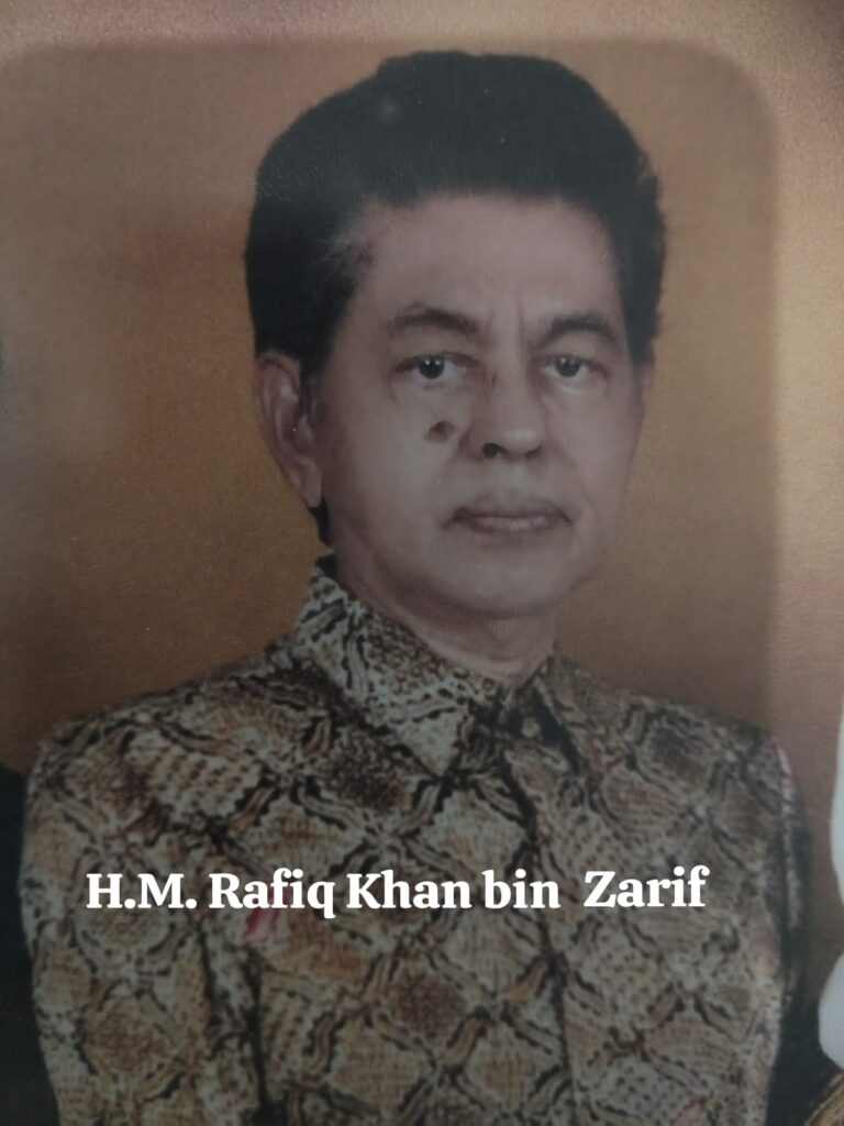 H.M Rafiq Zarif Khan Meninggal Dunia di RS Moh Anwar di Usia 86 Tahun