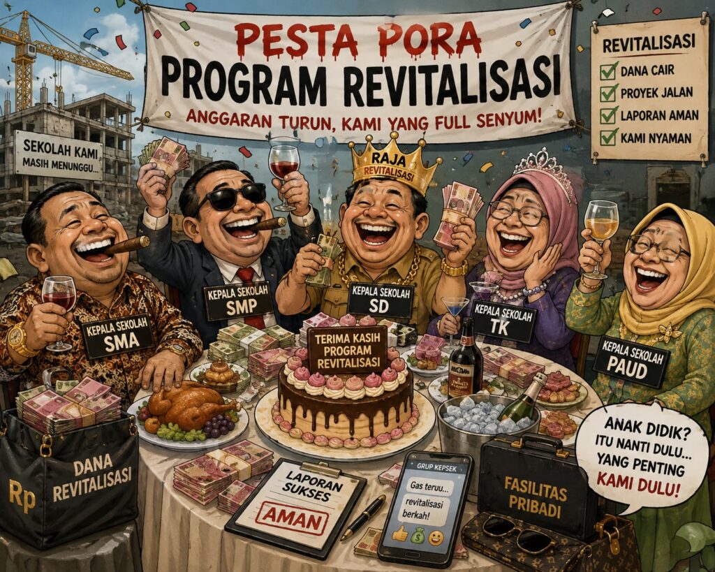 Para Kepala Sekolah SMA SMP SD Sampai TK PAUD Akan Berpesta