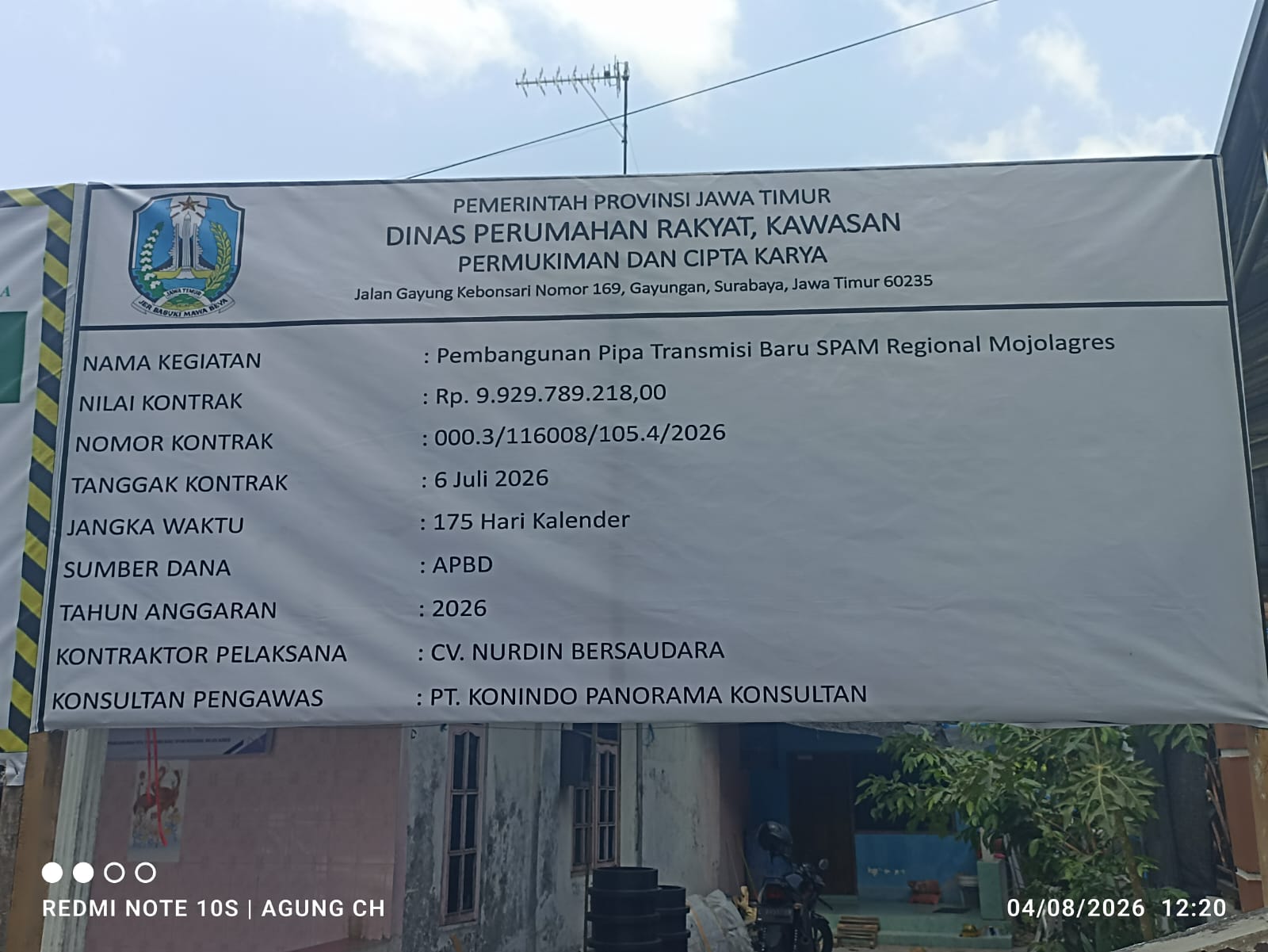 Proyek SPAM Mojolagres, Kredibilitas CV Nurdin Bersaudara dan PT Konindo Panorama Konsultan Dipertanyakan Publik