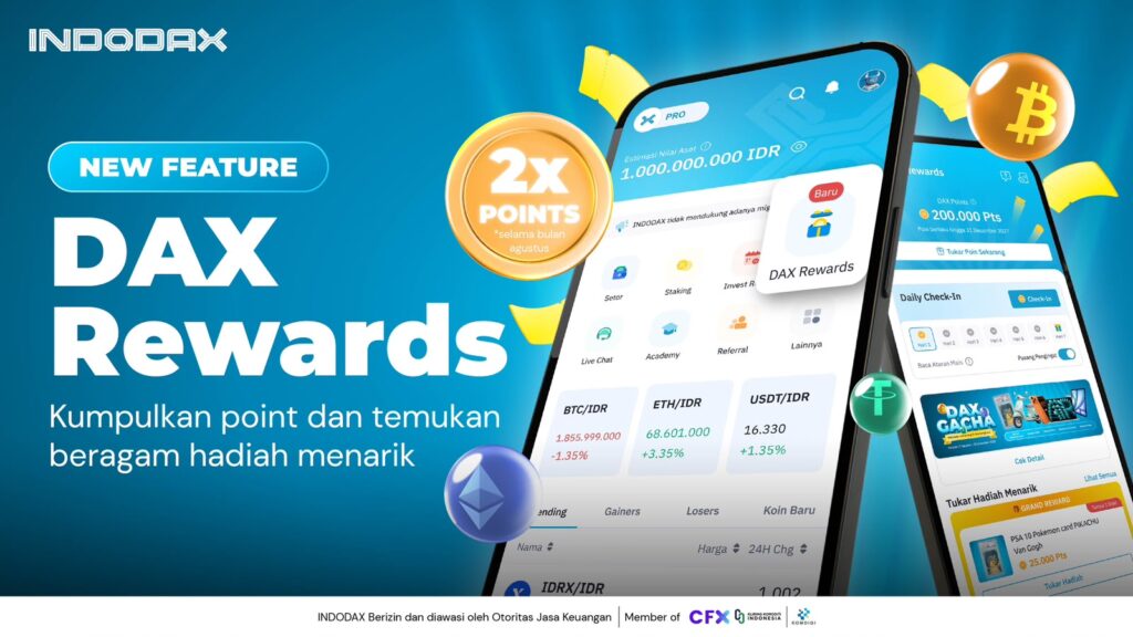 INDODAX Perkenalkan DAX Rewards, Hadirkan Pengalaman Trading yang Lebih Interaktif