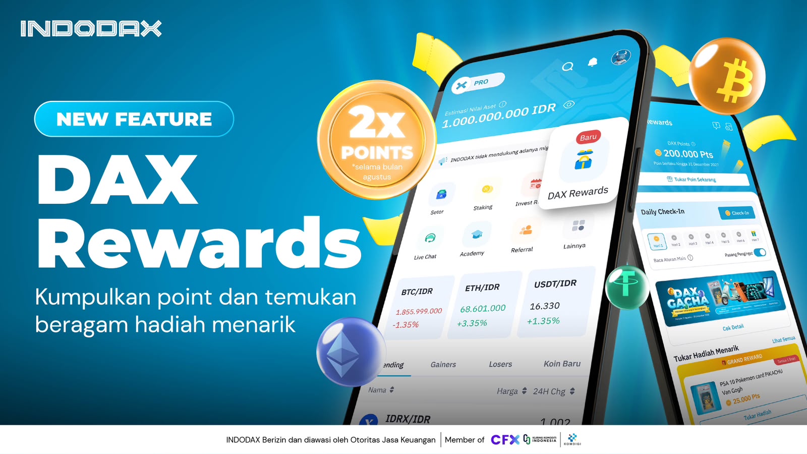 INDODAX Perkenalkan DAX Rewards, Hadirkan Pengalaman Trading yang Lebih Interaktif