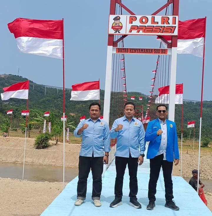 Ketua DPD KNPI Banten, Tito Istianto Sambut Baik Peresmian 3.395 Jembatan TNI-Polri & 3.000 Sumber Air Bersih