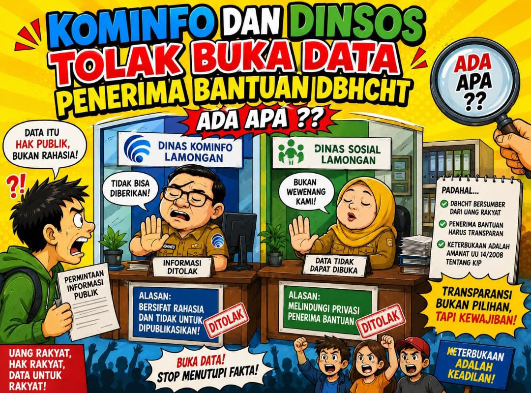 Kominfo Dan Densos Tolak Buka Data Penerima Bantuan DBHCHT.Ada Apa?