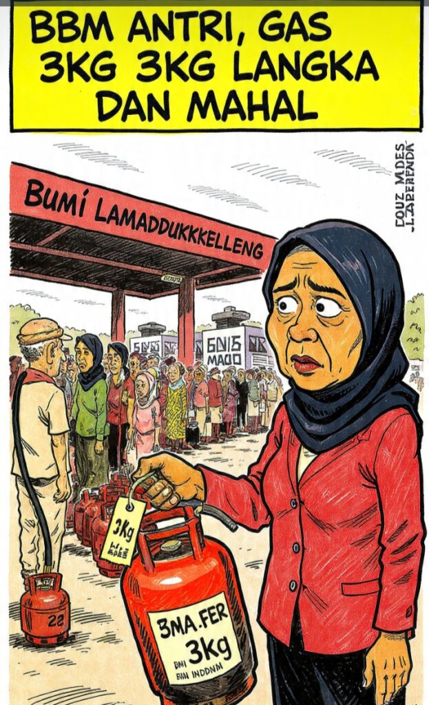 BBM Antri, Gas Menghilang dan Mahal. Gayanaji Komisi I DPRD Wajo Warga Nilai Cuma Pencitraan