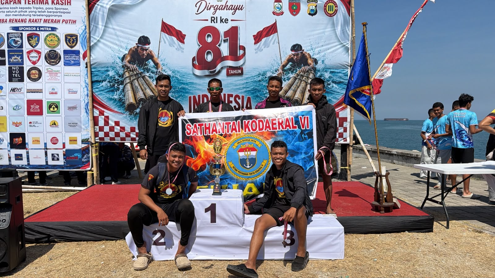 Merah Putih di Dada, Prestasi di Laut: Peltu Mar Haris Persembahkan Juara III