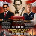 HUT RI ke-81, DEWAN PAKAR DPP LSM ELANG MAS Prof. Dr. KH. Sutan Nasomal, S.H., M.H., Pakar Hukum Internasional , Ekonom, Ingatkan: Jangan Lupakan W.R. Soepratman, Sang Pencipta Indonesia Raya