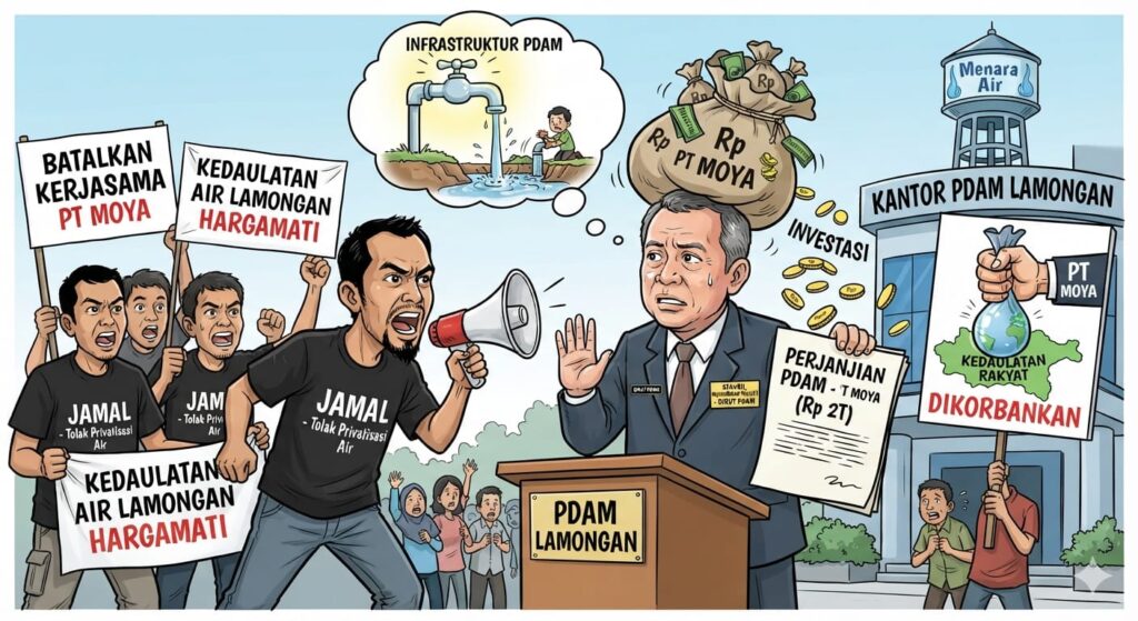 Dirut PDAM Lamongan Tolak Desakan JAMAL Batalkan Kerjasama PT MOYA