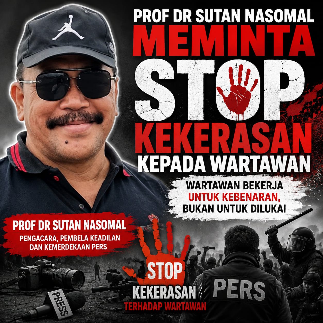 INDONESIA MENJADI TEMPAT YANG TIDAK RAMAH DAN AMAN KE SEMUA INSAN PERS
