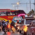 Pool Bus Langgar Perwal Sebabkan Kemacetan di SM Raja