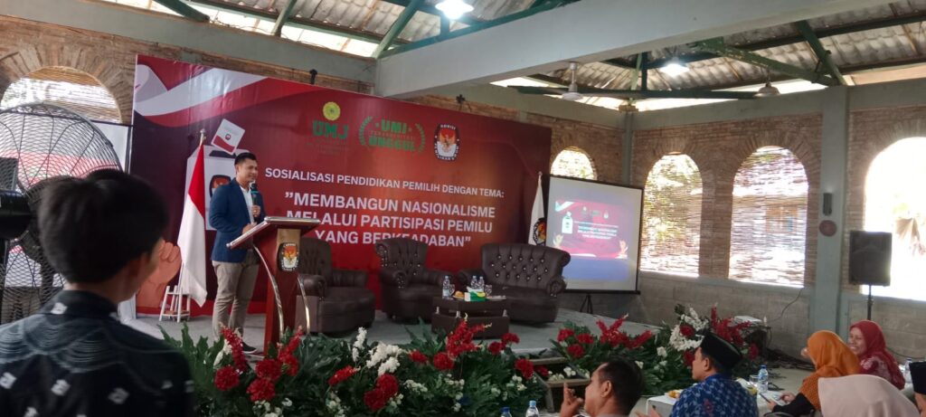 UMJ Gelar Sosialisasi Pendidikan Pemilih, Bangun Nasionalisme melalui Partisipasi Pemilu yang Beradaban